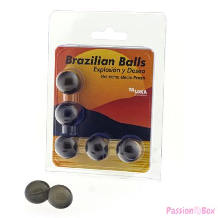 TALOKA - 5 BRAZILIAN BALLS FRESH EFFECT EXCITING GEL