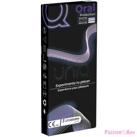 UNIQ - CLASSIC LATEX FREE CONDOMS 3 UNITS