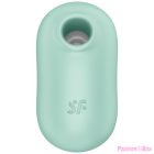 SATISFYER - PRO TO GO 2 DOUBLE AIR PULSE STIMULATOR & VIBRATOR GREEN