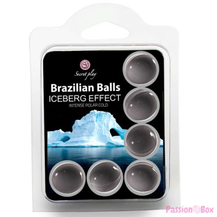 SECRET PLAY SET 6 BRAZILIAN BALLS ICEBERG EFFECT