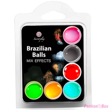 SECRET PLAY SET 6 BRAZILIAN BALLS MIX EFFECT