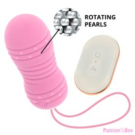 OHMAMA - REMOTE CONTROL EGG 7 MODES ROTATION PINK