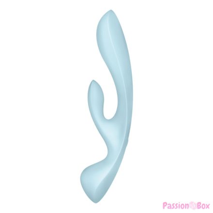 SATISFYER - TRIPLE OH HYBRID VIBRATION BLUE
