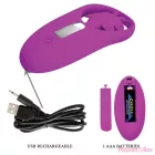 PRETTY LOVE - DANCING BUTTERFLY STIMULATOR FOR PANTIES WITH REMOTE CONTROL LILAC