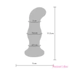 TOYJOY - THE GLEAMING VIBRATING GLAS BUTTPLUG