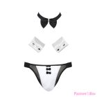 PASSION - 036 SLIP ALFROJO BLACK S/M