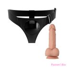 PRETTY LOVE - HARNESS BRIEFS UNIVERSAL HARNESS WITH DILDO JERRY 21.8 CM NATURAL
