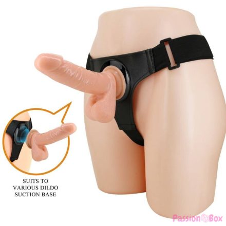 PRETTY LOVE - HARNESS BRIEFS UNIVERSAL HARNESS WITH DILDO TOM 20 CM NATURAL