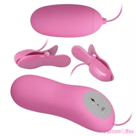 PRETTY LOVE - TWEEZERS WITH VIBRATION AND PINK ELETROSHOCK
