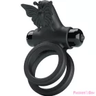 PRETTY LOVE - DOUBLE VIBRATING RING WITH BLACK STIMULATOR