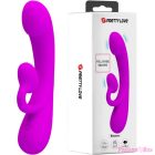 PRETTY LOVE - SINCERE SILICONE CLITORAL VIBRATOR AND SUCKER PURPLE
