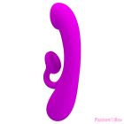 PRETTY LOVE - SINCERE SILICONE CLITORAL VIBRATOR AND SUCKER PURPLE