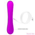 PRETTY LOVE - SINCERE SILICONE CLITORAL VIBRATOR AND SUCKER PURPLE