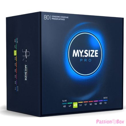 MY SIZE - PRO CONDOMS 49 MM 80 UNITS