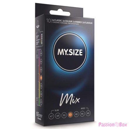 MY SIZE - MIX CONDOMS 57 MM 10 UNITS