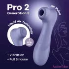 SATISFYER - PRO 2 GENERATION 3 LIQUID AIR TECHNOLOGY LILAC