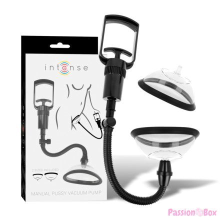 INTENSE - PUMP VAGINAL MANUAL PUMP WITH TWO INTERCHANGEABLE CUPS