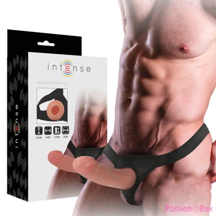 INTENSE - HOLLOW HARNESS WITH DILDO 16 X 3 CM