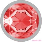 INTENSE - METAL ANAL PLUG WITH RED CRYSTAL SIZE M