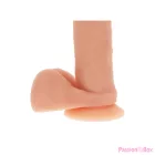 GET REAL - SILICONE DILDO 20,5 CM W BALLS SKIN