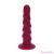 GET REAL - RIBBED DONG 12 CM RED