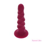 GET REAL - RIBBED DONG 12 CM RED