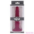 GET REAL - RIBBED DONG 12 CM RED
