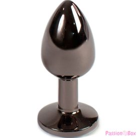SECRETPLAY - GUNMETAL BUTT PLUG SMALL SIZE 7 CM
