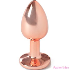 SECRETPLAY - METAL BUTT PLUG ROSE GOLD SMALL SIZE 7 CM