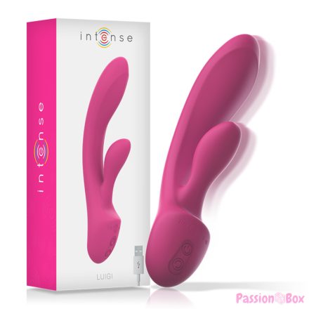 INTENSE - LUIGI RABBIT VIBRATOR PINK LIQUID SILICONE