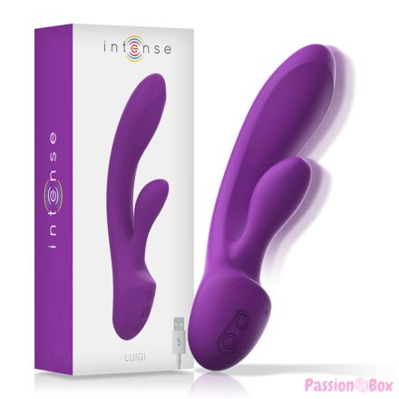 INTENSE - LUIGI RABBIT VIBRATOR LIQUID SILICONE PURPLE