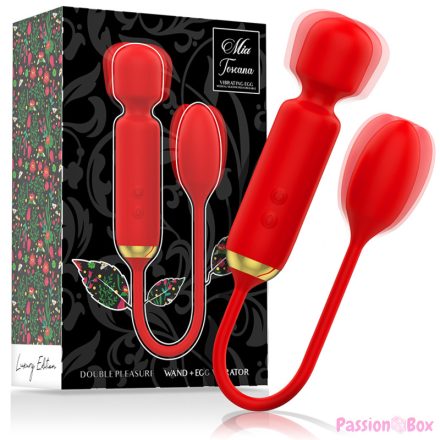 MIA - TOSCANA DOUBLE PLEASURE WAND + VIBRATING EGG