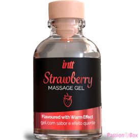   INTT MASSAGE & ORAL SEX - HOT EFFECT STRAWBERRY FLAVOR MASSAGE GEL