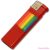 PRIDE - LIGHTER RED WITH LGBT FLAG