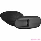 ELECTRASTIM - SILICONE BLACK ROCKER BUTT PLUG LARGE