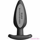 ELECTRASTIM - SILICONE BLACK ROCKER BUTT PLUG LARGE