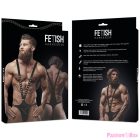 FETISH SUBMISSIVE ATTITUDE - MENS V-SHAPED ECO-LEATHER HARNESS