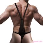 FETISH SUBMISSIVE ATTITUDE - MENS V-SHAPED ECO-LEATHER HARNESS