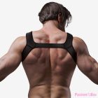 FETISH SUBMISSIVE ATTITUDE - NEOPRENE CHEST HARNESS FOR MEN SIZE L