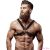 FETISH SUBMISSIVE ATTITUDE - MENS CROSS CHEST ECO-LEATHER HARNESS