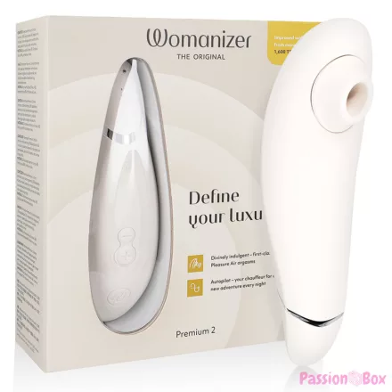 WOMANIZER - PREMIUM 2 CLITORAL STIMULATOR WARM GRAY