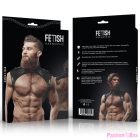 FETISH SUBMISSIVE ATTITUDE - MENS BRIGADE ADJUSTABLE ECO-LEATHER NECK HARNESS
