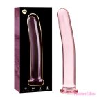 NEBULA SERIES BY IBIZA - MODEL 8 DILDO BOROSILICATE GLASS PINK 14.5 CM -O- 2 CM
