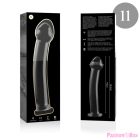 NEBULA SERIES BY IBIZA - MODEL 11 DILDO BOROSILICATE GLASS CLEAR 16 CM -O- 3 CM