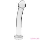 NEBULA SERIES BY IBIZA - MODEL 11 DILDO BOROSILICATE GLASS CLEAR 16 CM -O- 3 CM