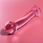 NEBULA SERIES BY IBIZA - MODEL 11 DILDO BOROSILICATE GLASS PINK 16 CM -O- 3 CM