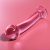 NEBULA SERIES BY IBIZA - MODEL 11 DILDO BOROSILICATE GLASS PINK 16 CM -O- 3 CM