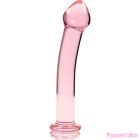 NEBULA SERIES BY IBIZA - MODEL 11 DILDO BOROSILICATE GLASS PINK 16 CM -O- 3 CM