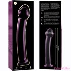 NEBULA SERIES BY IBIZA - MODEL 11 DILDO BOROSILICATE GLASS PINK 16 CM -O- 3 CM