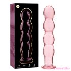 NEBULA SERIES BY IBIZA - MODEL 10 DILDO BOROSILICATE GLASS PINK 16.5 CM -O- 3.5 CM